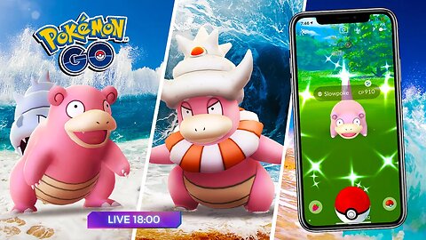 🕕 SHINY SLOWPOKE, SLOWBRO E SLOWKING E AGORA!!! MONTANHA DE DOCES! POKÉMON GO Hora do Holofote!