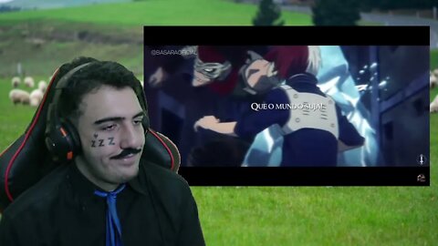 PASTOR REACT Rap do Stain (Boku no Hero) | Assassino de Heróis | Basara (Prod. WB)