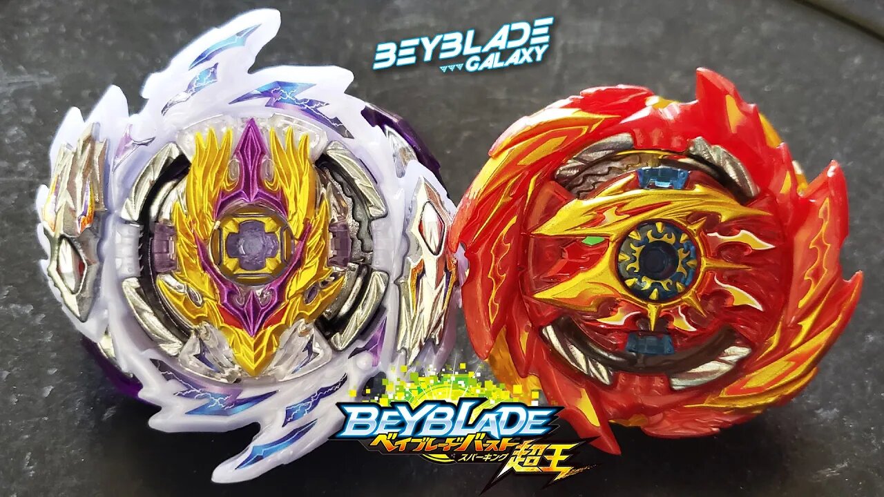 RAGE LONGINUS .Ds' 3A vs SUPER HYPERION .Xc 1A - Beyblade Burst ベイブレードバースト