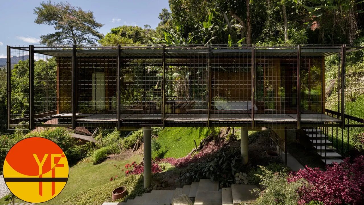 Tour In Elevated House By Venta Arquitetos In PETRÓPOLIS, BRAZIL