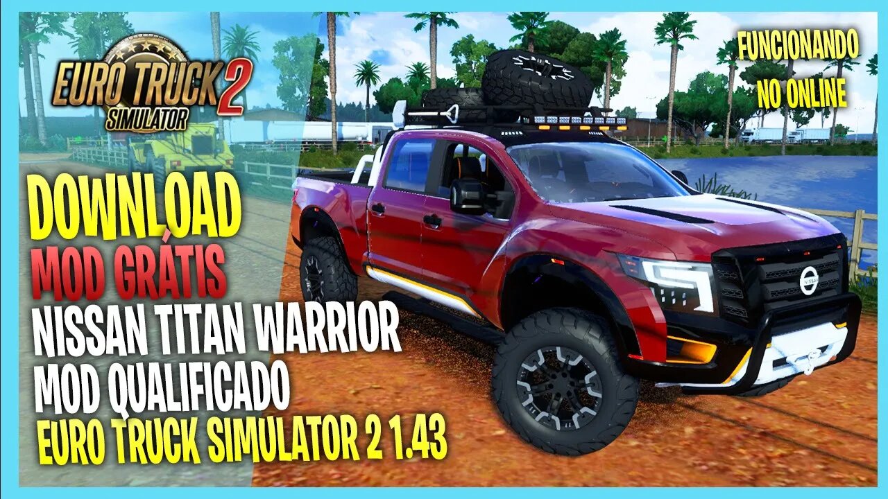 ▶️ETS2 1.43 NISSAN TITAN WARRIOR EURO TRUCK SIMULATOR 1.43