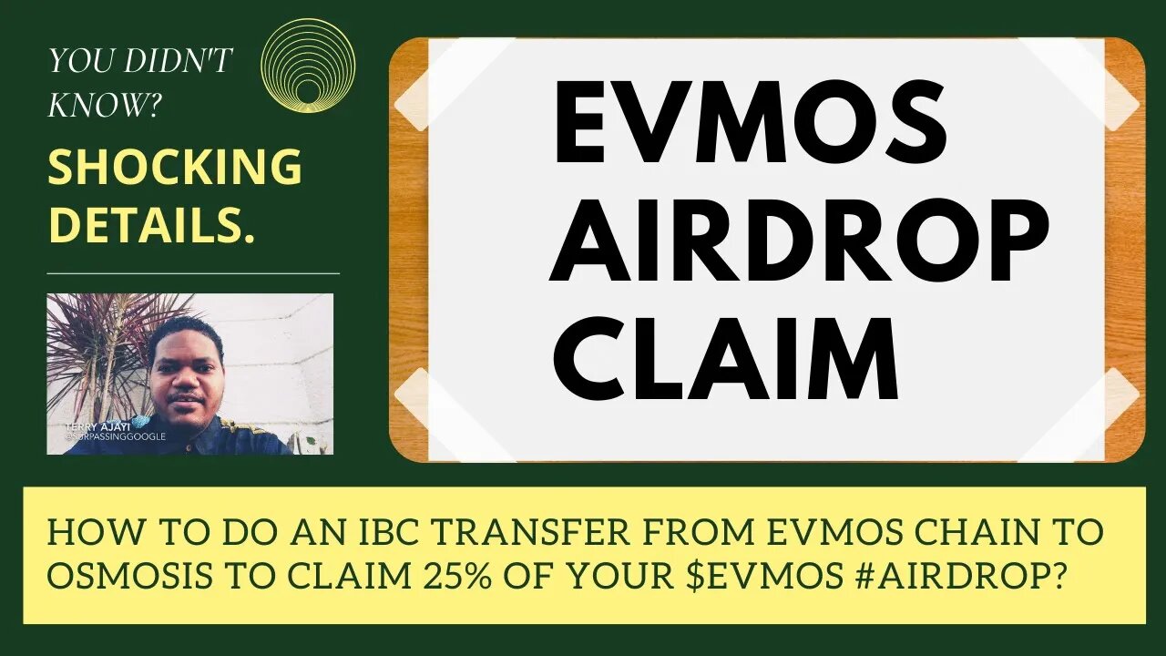 How To Do An IBC Transfer From Evmos Chain To Osmosis To Claim 25% Of Your $EVMOS #Airdrop?