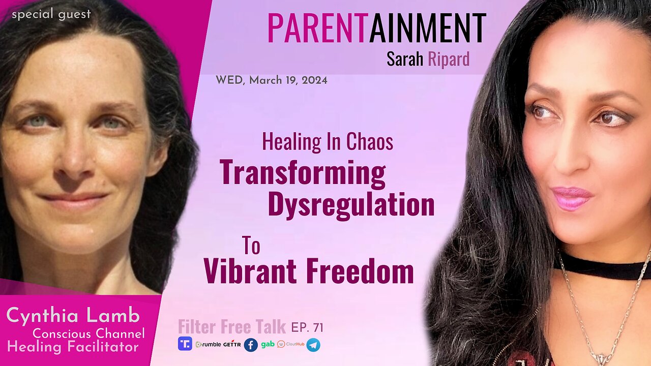 𝟑.𝟏𝟗.𝟐𝟒 EP. 71 PARENTAINMENT | Healing Chaos: Transforming to Freedom | Guest Cynthia Lamb