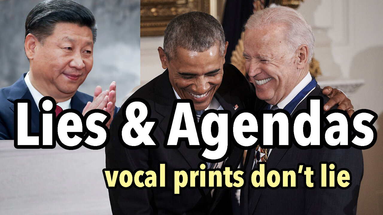 Vocal Prints: Biden Body Double Analysis, Xi Jinping Goals, Obama, Trump and more w/ Sharry Edwards (1of2)