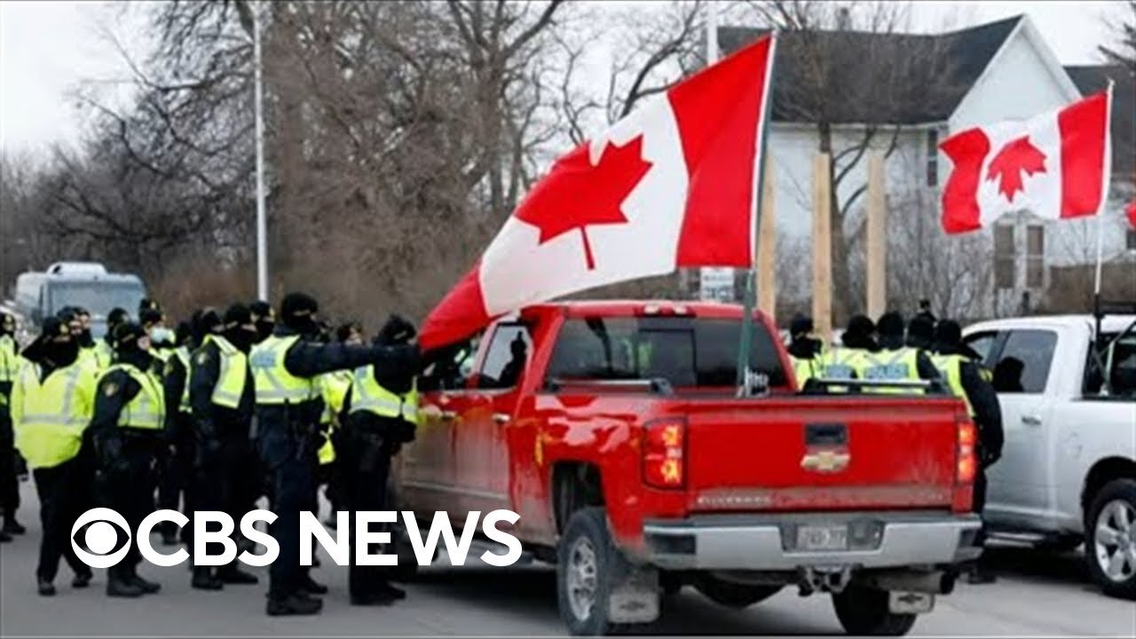 Canadian officials declare end of tucker convoy crisis at U.S.-Canada border crossing