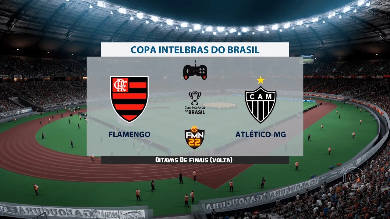 Copa Do brasil 2022 - Flamengo x Atlético MG | Oitavas de finais (Volta) | FIFA 22 SIMULAÇÃO