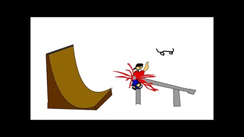 Hilariously Bad Skater Animation