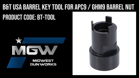 B&T USA Barrel Key Tool for APC9 / GHM9 Barrel Nut - BT-TOOL