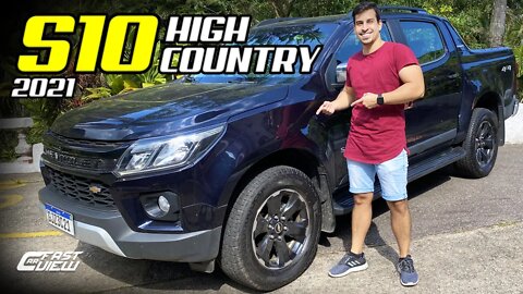 NOVA CHEVROLET S10 HIGH COUNTRY 4X4 TURBO DIESEL 2021! DETALHES DA VERSÃO TOP DE LINHA Fast Car View