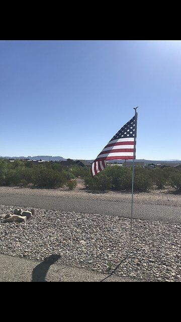 Flag day 2023 & Happy Birthday Pres Trump from elephant butte nm
