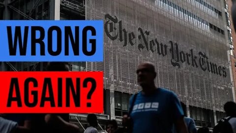 NYT Debunks Their Own Russia Hoax