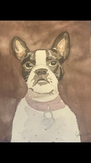 Dog Painting in a minute!