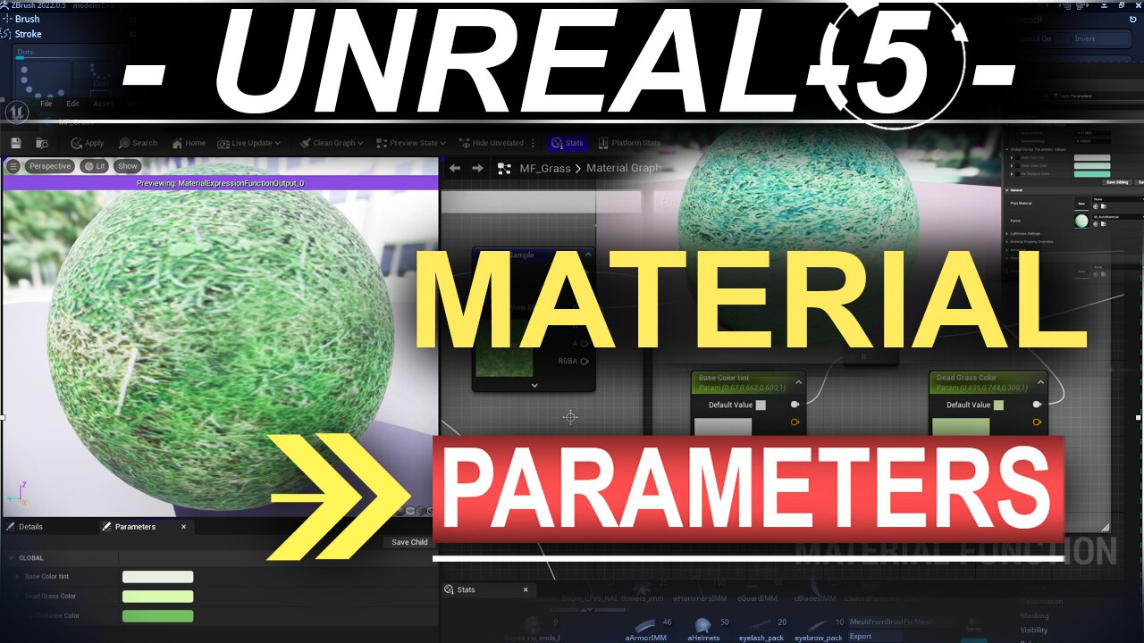 Unreal 5 - Material Parameters (60 SECONDS!!)