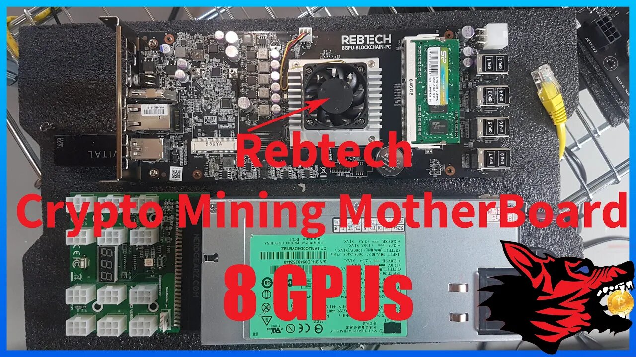 Rebtech All In One Crypto Mining Motherboard