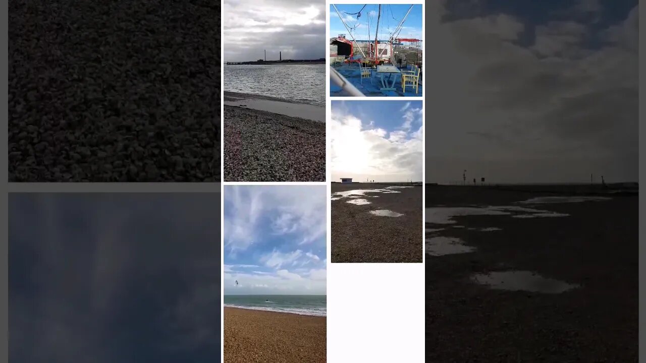 Hayling Island beach. Oct 2023 #shortsvideo #travel #filming locations