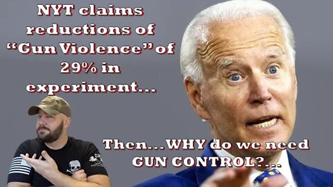 NYT touts 29% reduction of "Gun Violence" without Gun Control... It begs the question...