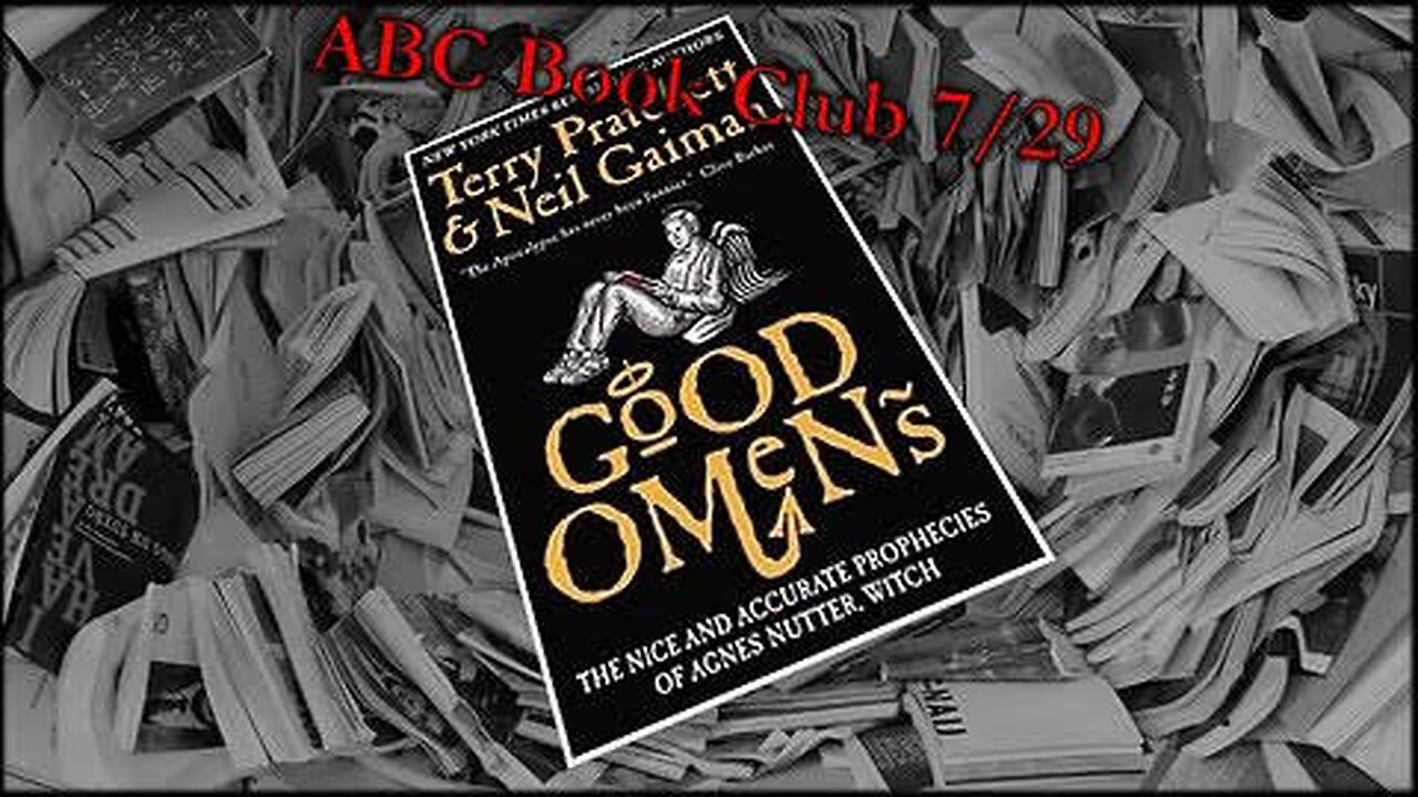 Book Club Live Stream on Good Omens by Terry Pratchett and Neil Gaiman