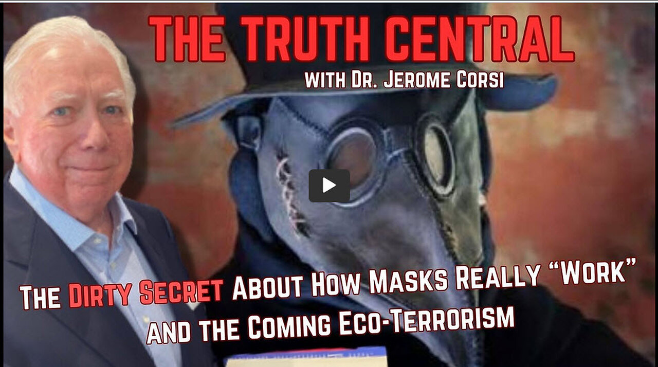 The Dirty Secret About How Masks Really "Work" and the Coming Eco-Terrorism