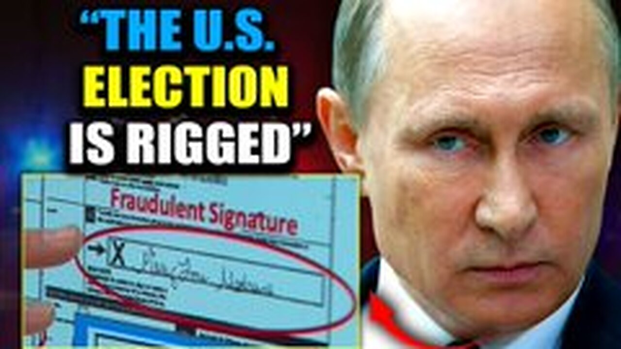 🚨 Putin Releases 4,000 Page Report Exposing How Elites Have Rigged 2024 US Election