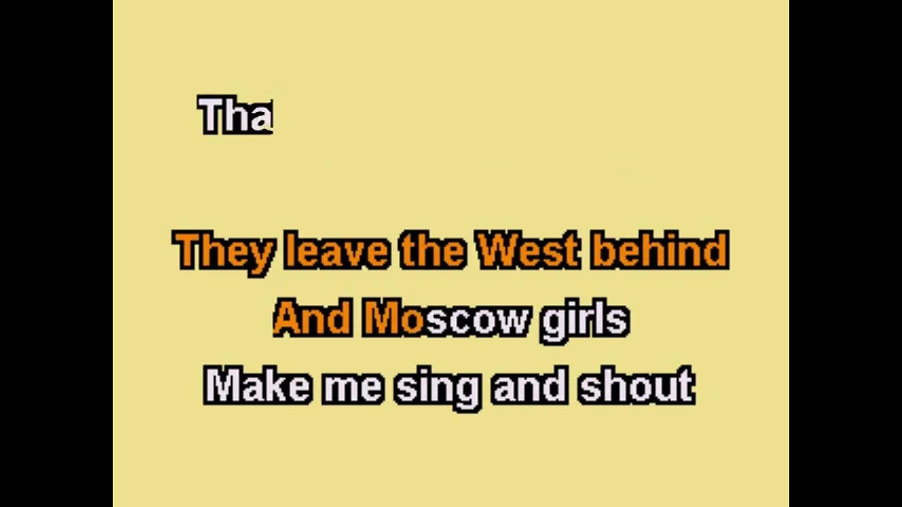 TU051 06 Beatles Back In The U S S R