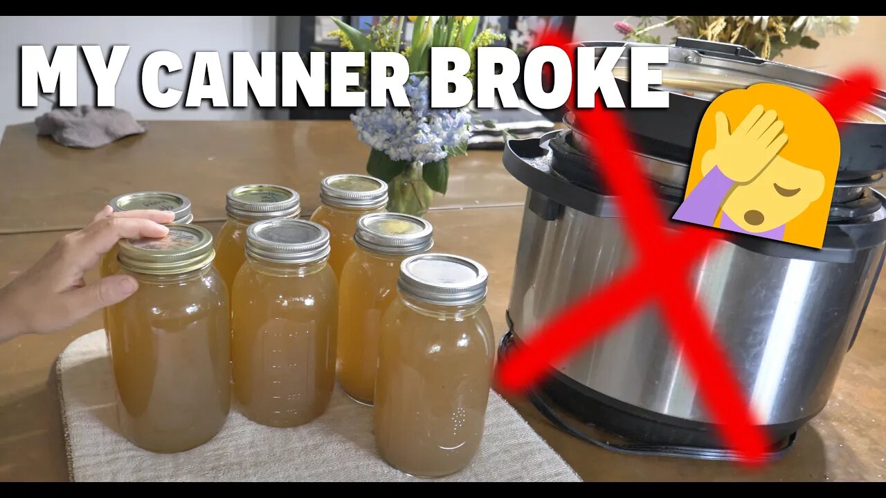 I Broke My Canner/ Life Updates/ Matt's Shoulder Surgery