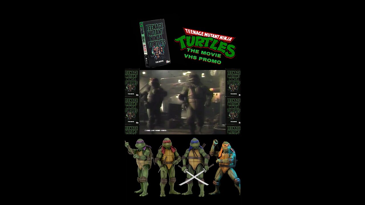 Teenage Mutant Ninja Turtles: The Movie VHS Promo