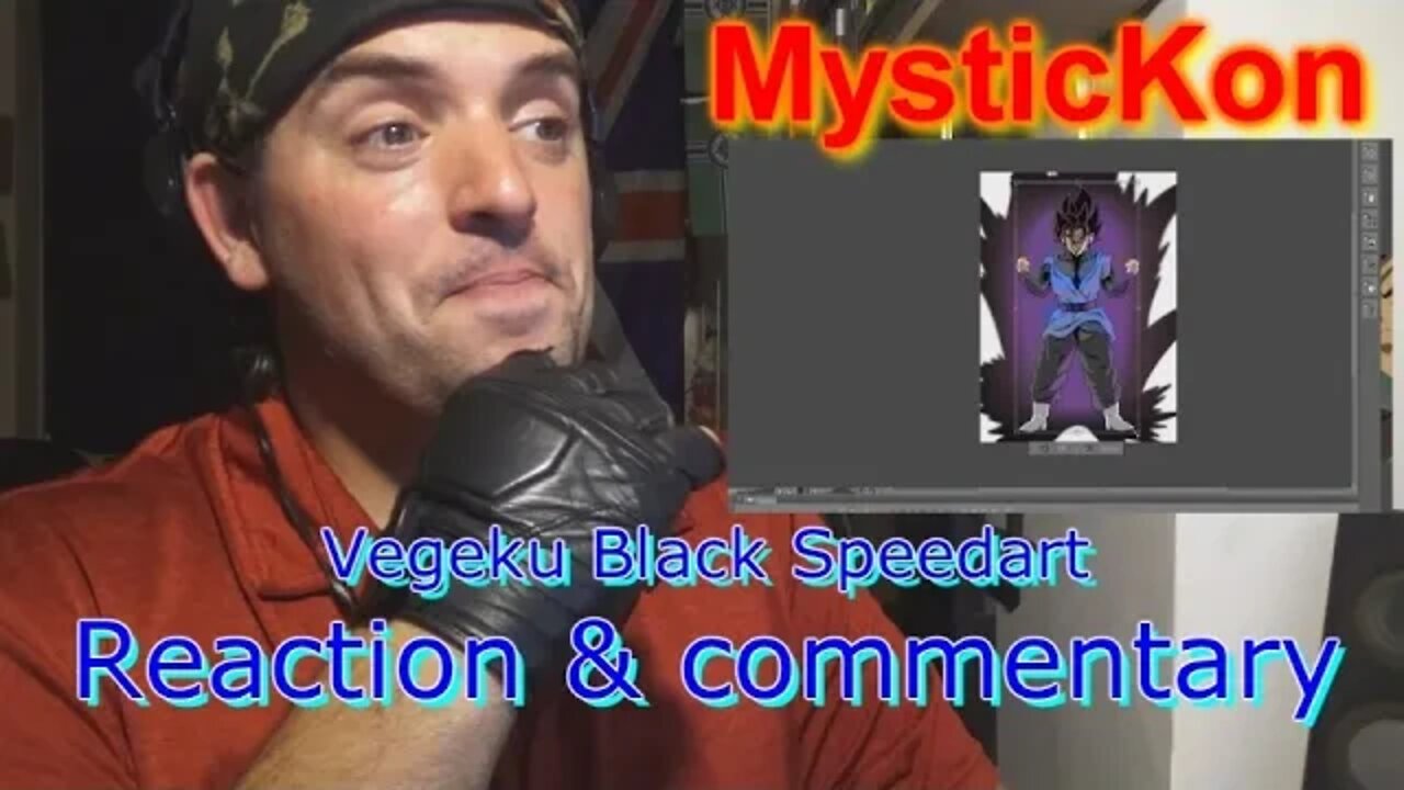 GF17: Reaction & commentary MysticKon speedart Vegeku Black