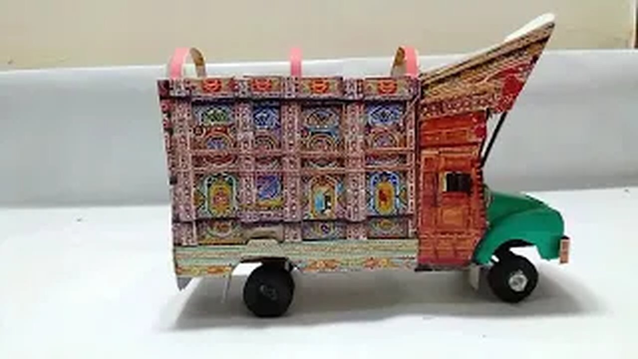 How To Make Pakistani Truck Art Miniature Models