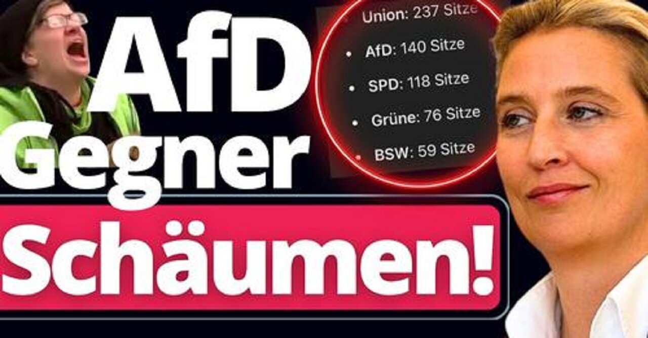 AfD-Verbot Wahnsinn! Das MÜSST ihr sehen! (Brisante Hochrechnung)