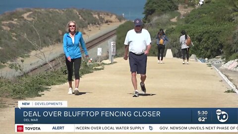 Deal over Del Mar blufftop fencing closer