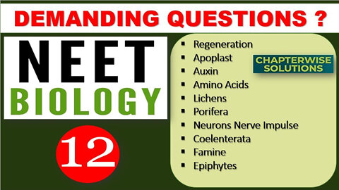 NEET BIOLOGY - Part - 12