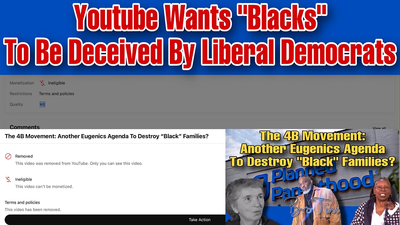 Youtube Wants “Blacks” To Be Deceived By Liberal Democrats