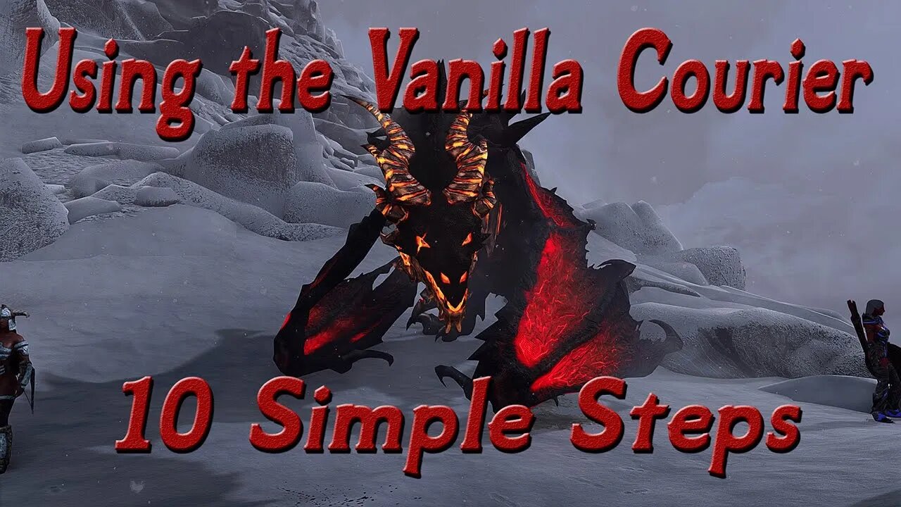 Skyrim Creation Kit Tutorial - Using Vanilla Courier - 10 Easy Steps