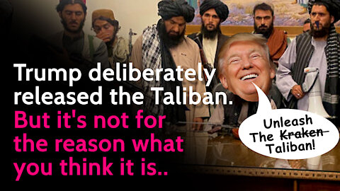 Trump deliberately released the Taliban - But it's not for the reason what you think it is.