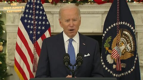 Biden: "If you're vaxxed.. you should feel comfortable celebrating Christmas.. as you planned it.."