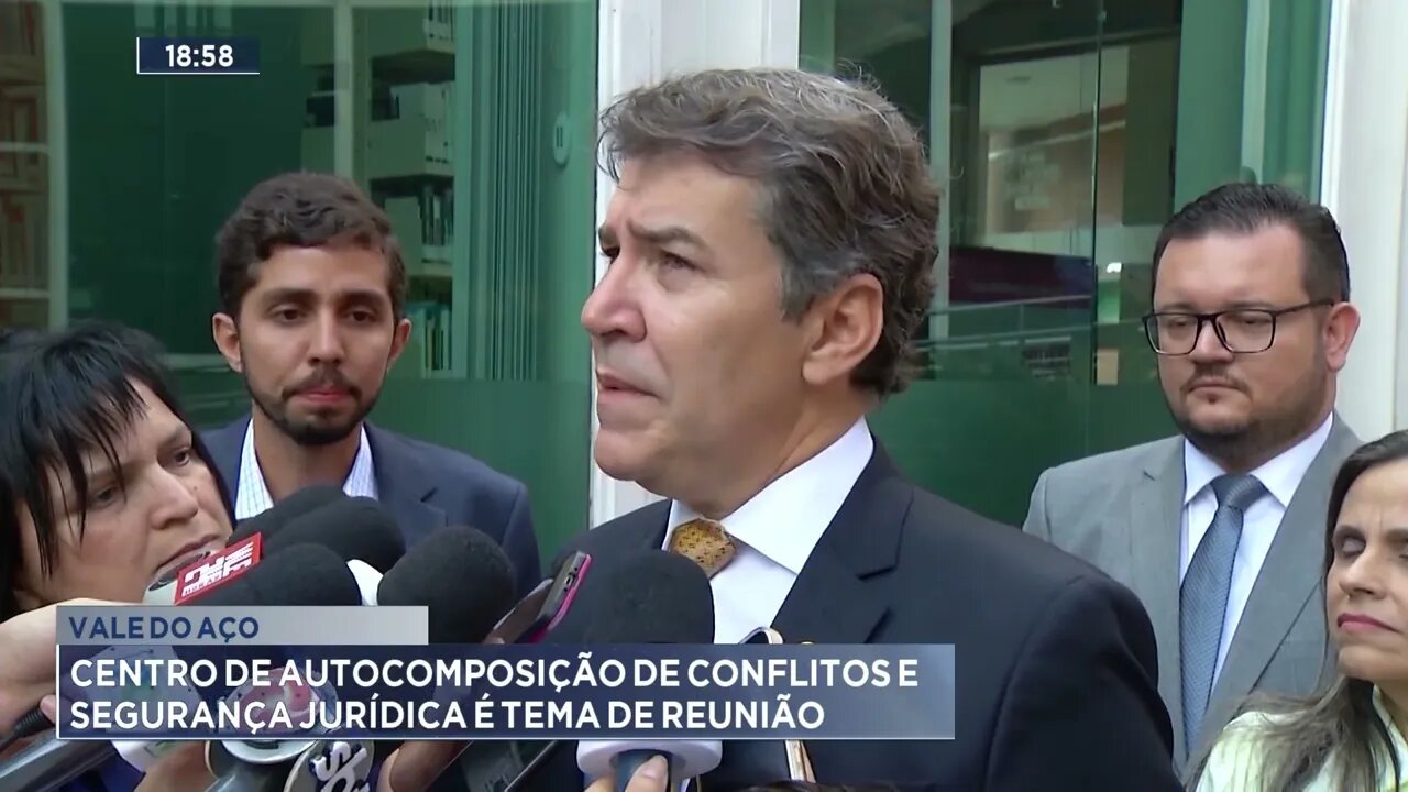 Vale do Aço: Centro de autocomposição de conflitos e segurança jurídica é tema de reunião