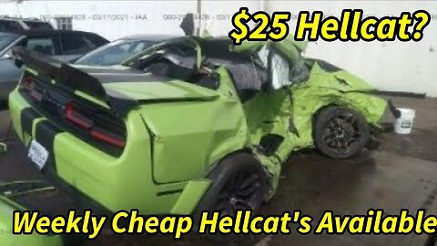 Cheap Hellcat's Of The Week at IAA as Low as $25