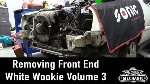 Draining Fluids and Front End Removed ~ Project VR6 White Wookie