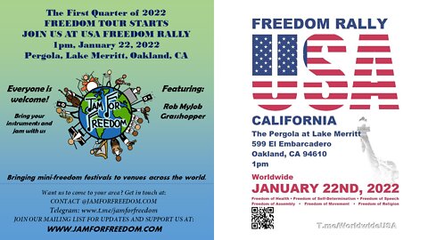 Jam for Freedom at USA Freedom Rally Oakland - 1/22/22