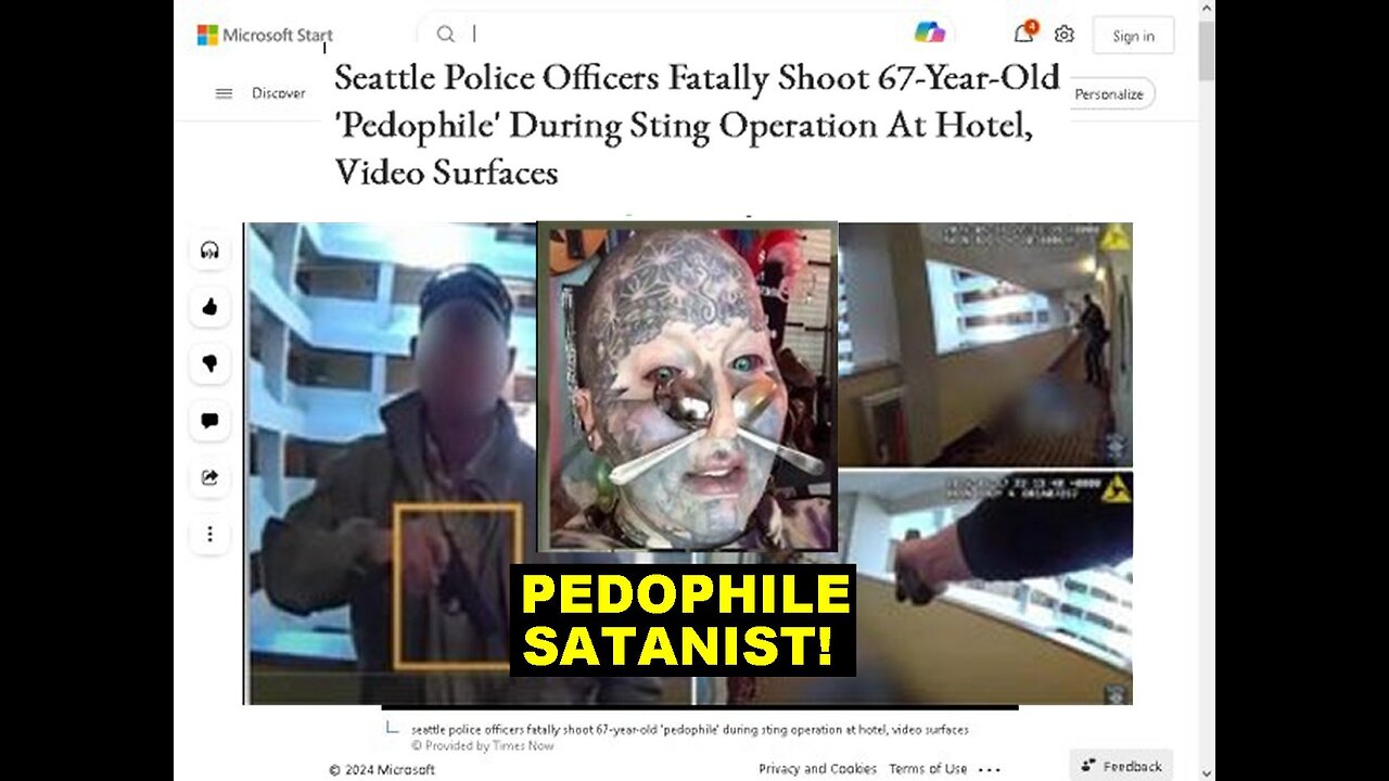 Seattle Police Killed an Armed 67-year-old Pedophile to Meet two girls ages 7 and 11!