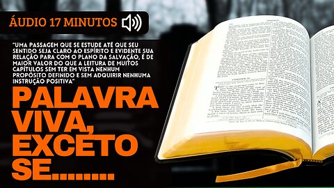 A Verdade sobre a Palavra que dá Vida