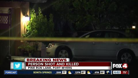 San Carlos Park homicide investigation Tuesday night - 6am live update