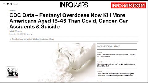 Fentanyl Kills Way More People Than COVID, Cancer, Car Accidents, and Suicide COMBINED!