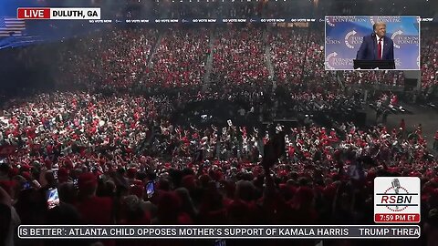 🔥Is this the Super Bowl or Trump’s crowd in Georgia last night❗