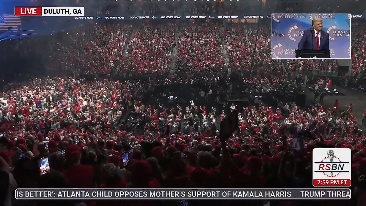 🔥Is this the Super Bowl or Trump’s crowd in Georgia last night❗