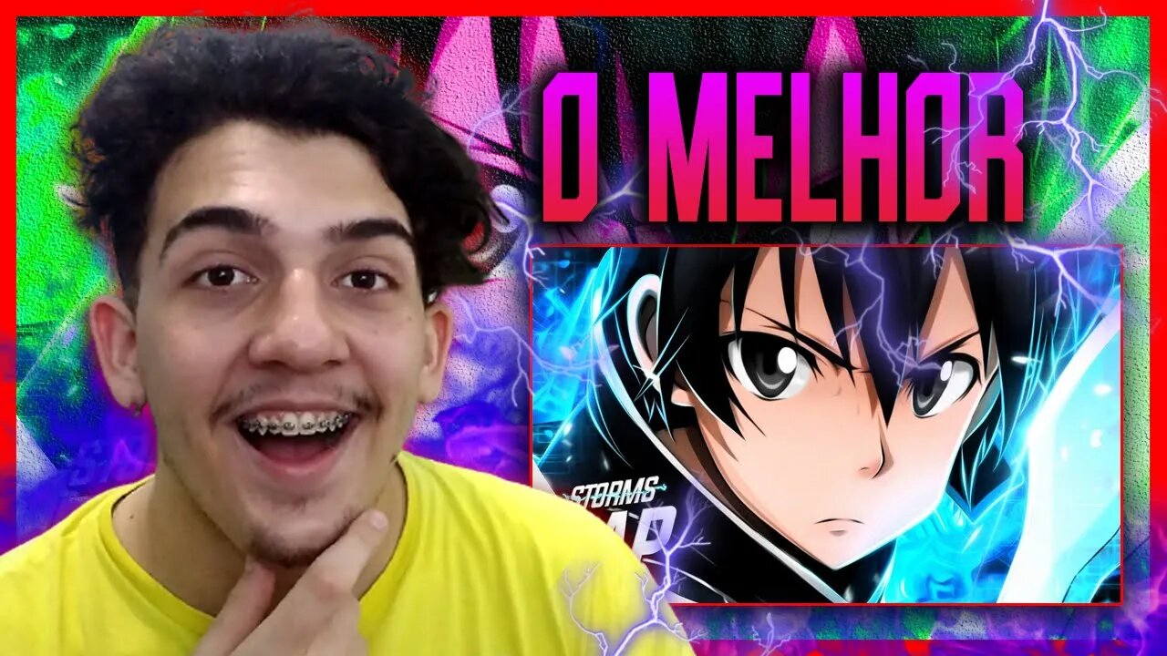 Rap do Kirito ( Sword Art Onlline ) | Esse Jogo Vou Zerar | Storms [ React ]