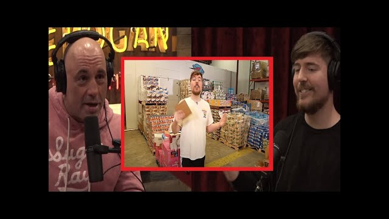 Joe Rogan: MrBeast's Philanthropy Giving Away MORE THAN 1 MILLION MEALS!!!