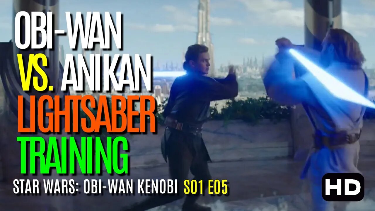 Star Wars: Obi-Wan Kenobi | Obi-Wan Lightsaber Training With Anikan | S01 E05