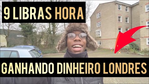 TRABALHO EM LONDRES 9 LIBRAS A HORA | Negritinh Pelo Mundo