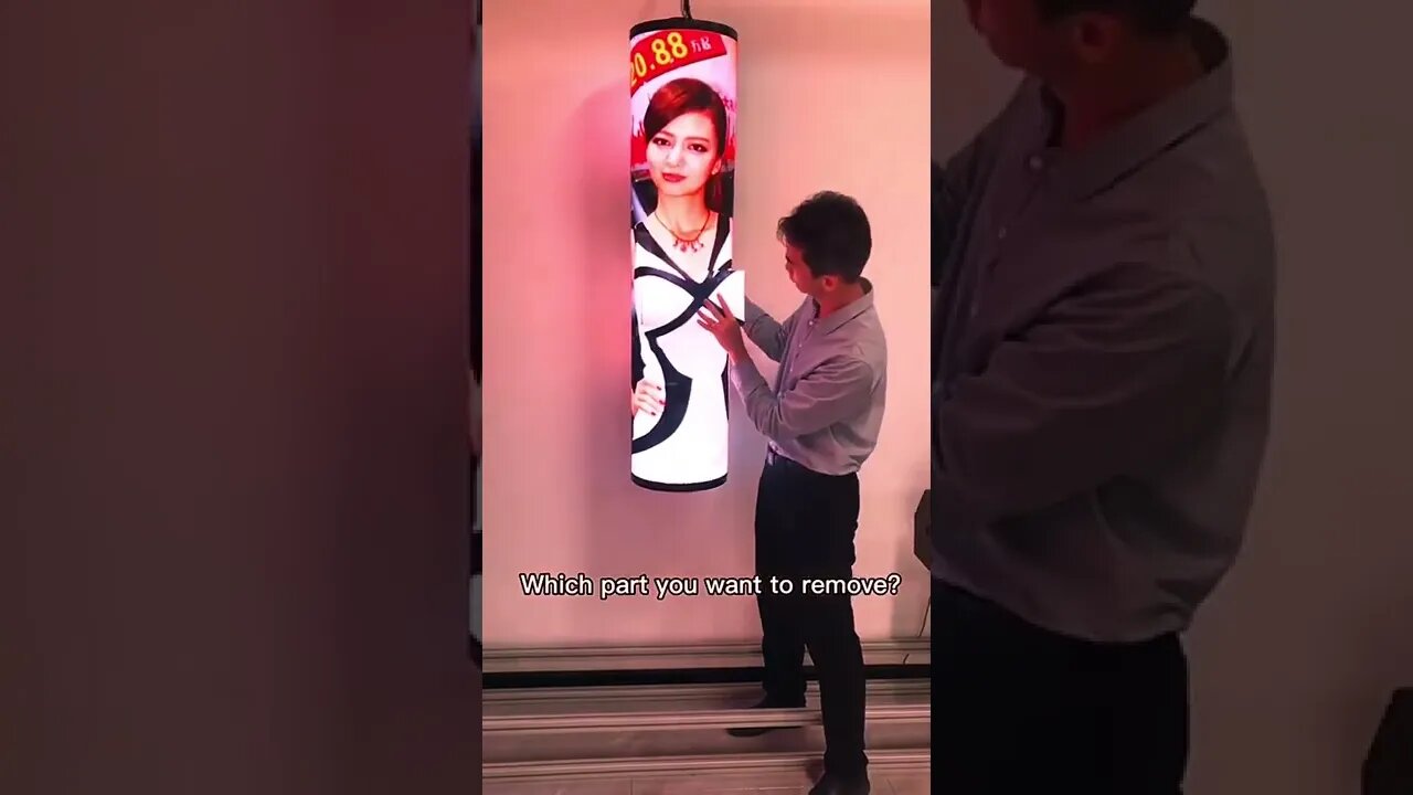 Flexible display live tv